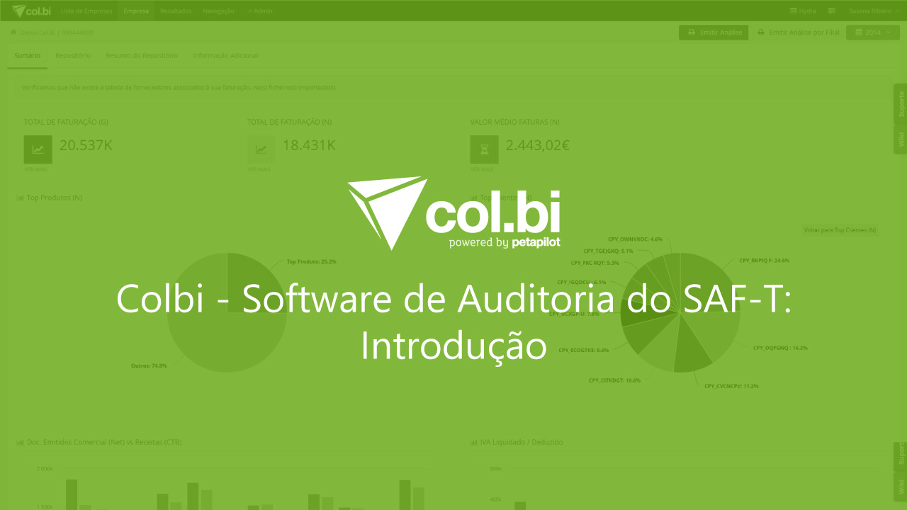 Col.bi  - Auditoria do SAF-T: Introdução à Plataforma Analítica de Auditoria Digital e Conformidade Fiscal 5