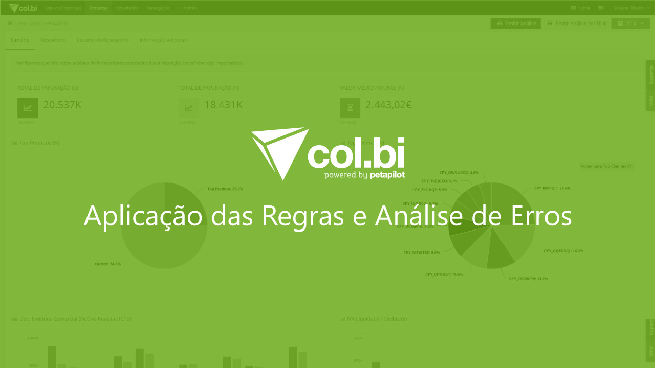 Colbi - Auditoria do SAF-T: Aplicação das Regras e Análise de Erros 3