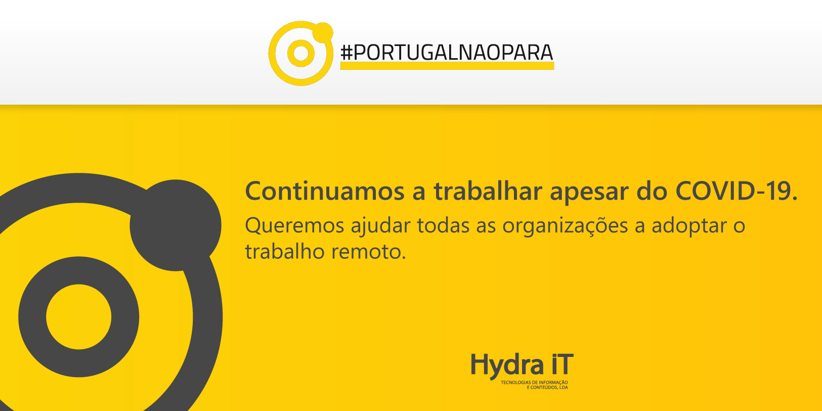 PORTUGAL NÃO PÁRA – Hydra iT apoia iniciativa solidária da Microsoft e Fullsix