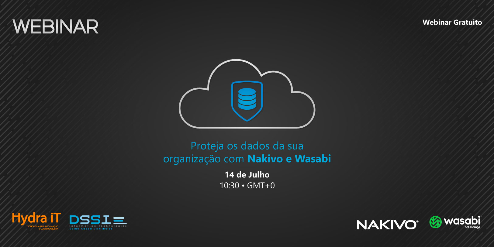 Webinar | Proteja os dados da sua organização com Nakivo e Wasabi